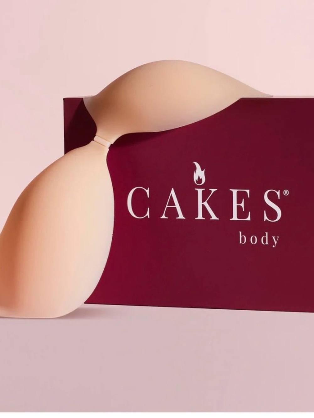 Cake Silicone Strapless Adhesive Bra - Honey